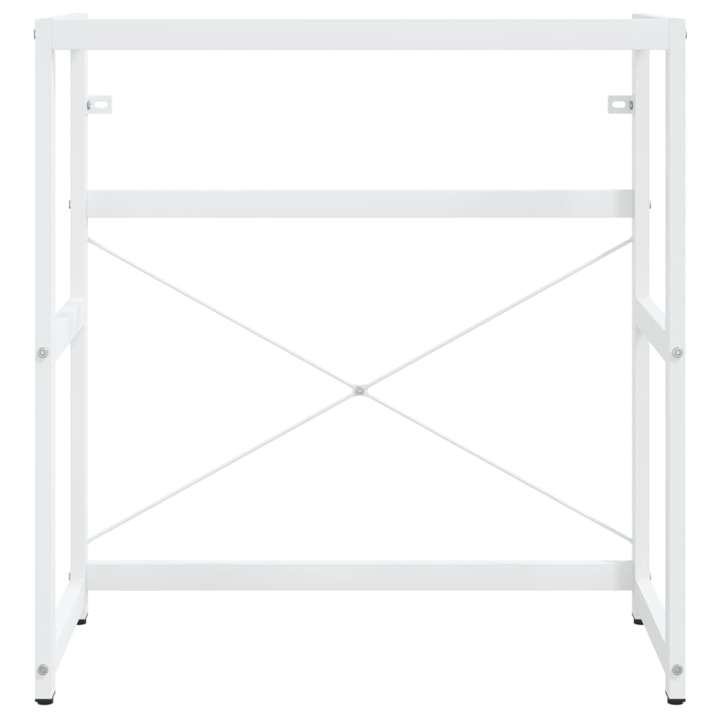 Wastafelframe 40x38x83 cm ijzer wit