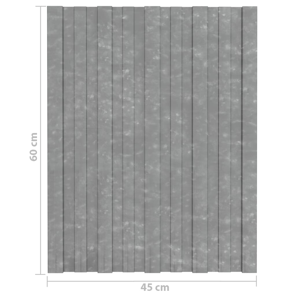 Dakpanelen 36 st 100x45 cm gegalvaniseerd staal