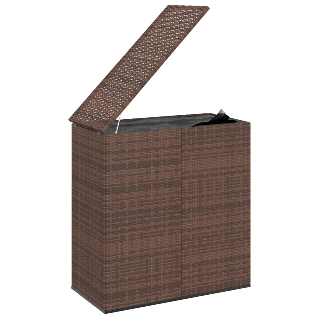 Tuinbox 100x49x103,5 cm polyetheen rattan