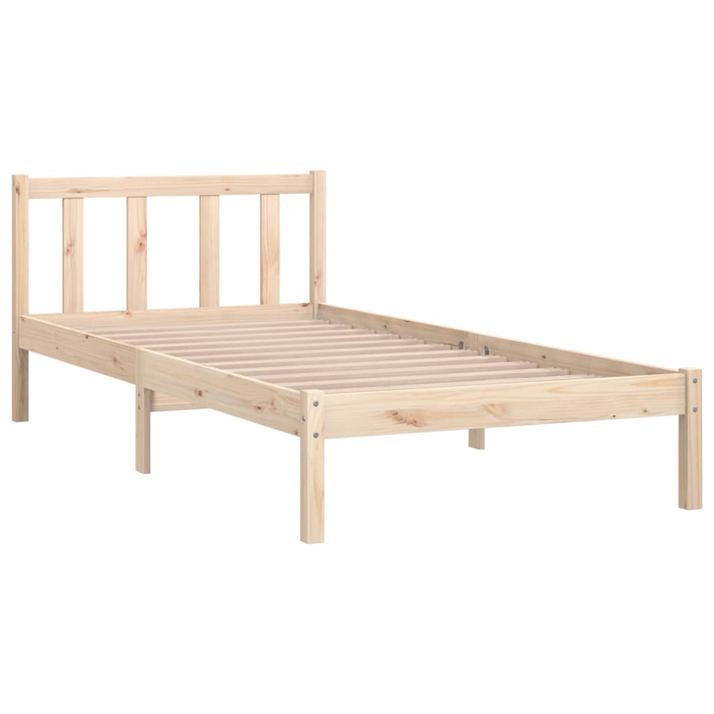 Bedframe massief grenenhout 135x190