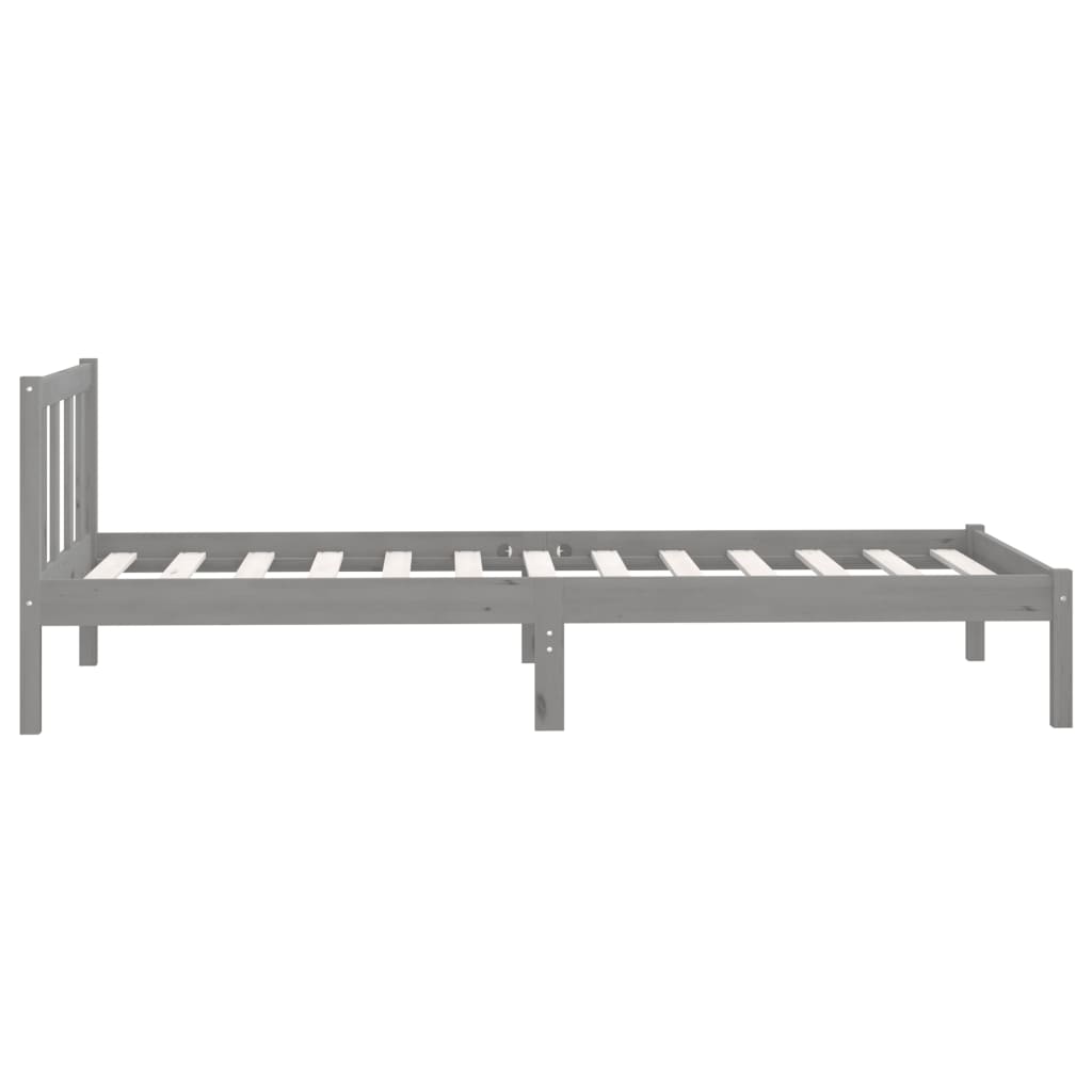 Bedframe massief grenenhout 75x190 cm