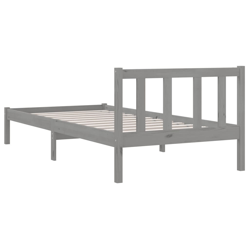 Bedframe massief grenenhout 75x190 cm