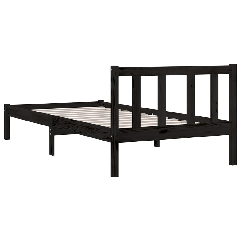 Bedframe massief grenenhout 75x190 cm