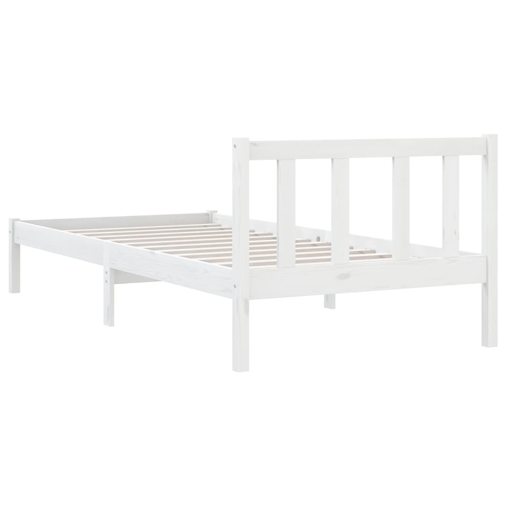 Bedframe massief grenenhout 75x190 cm