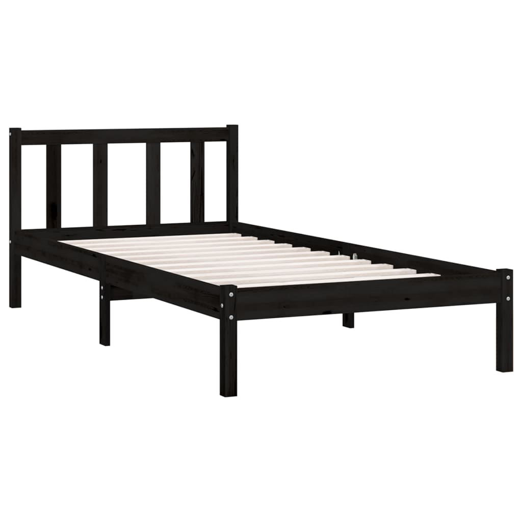 Bedframe massief grenenhout 75x190 cm