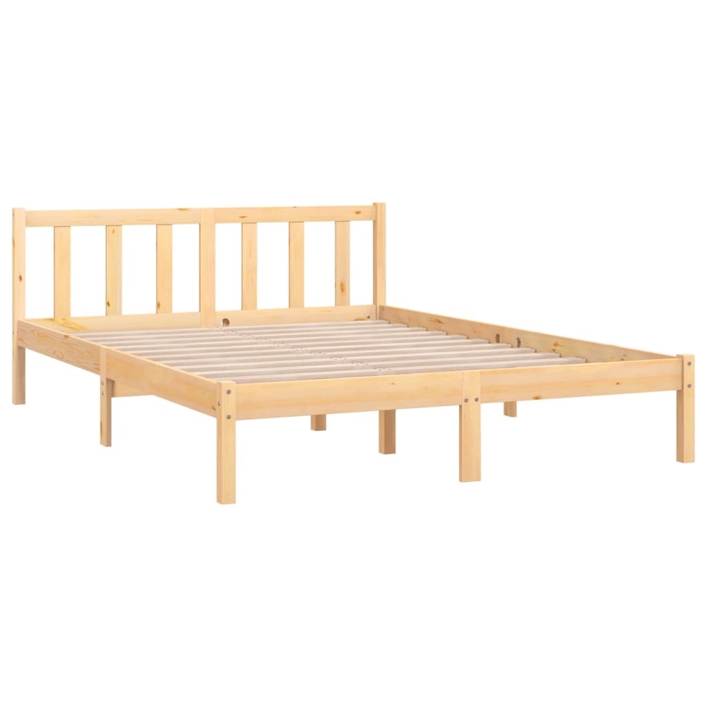 Bedframe massief grenenhout 75x190 cm