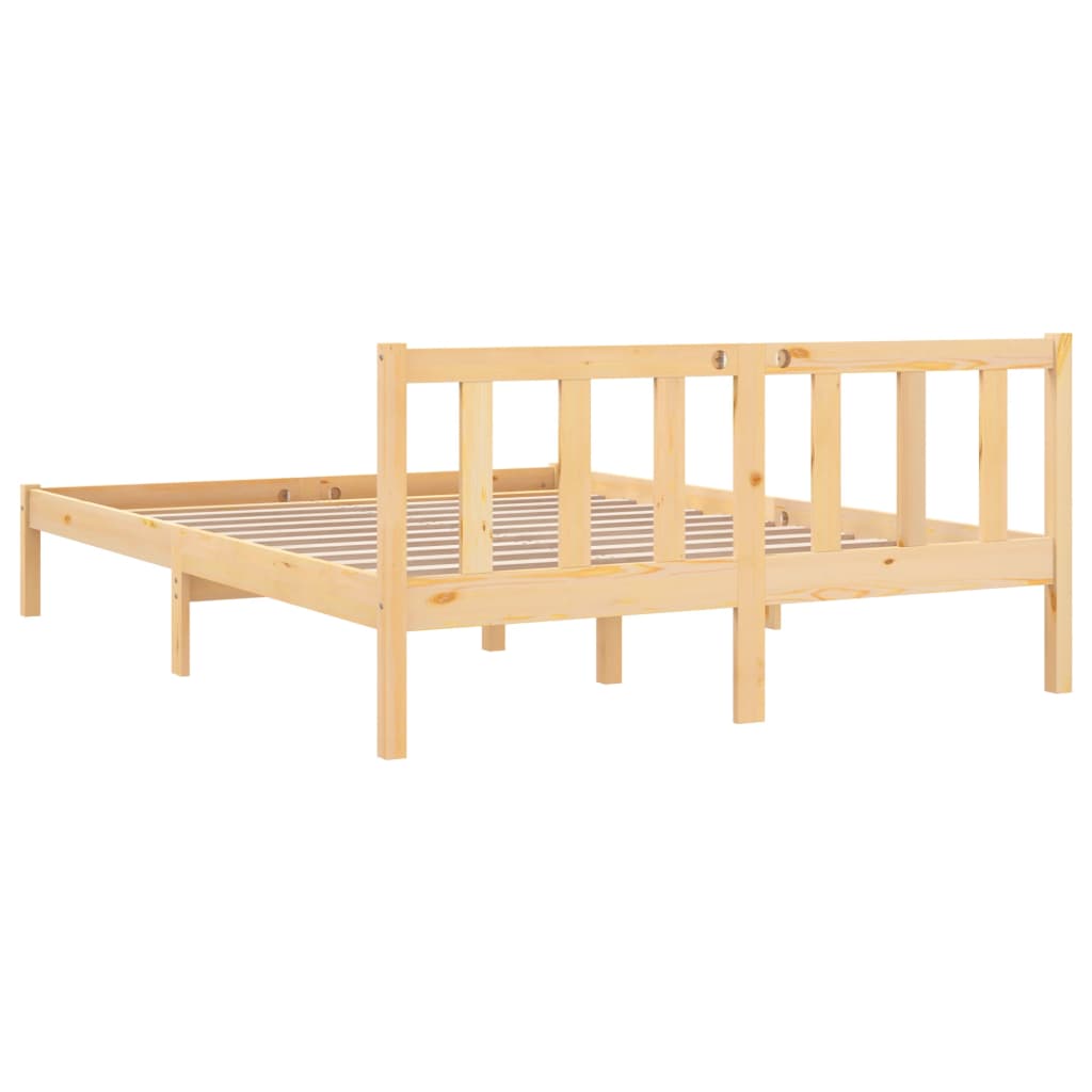 Bedframe massief grenenhout 135x190