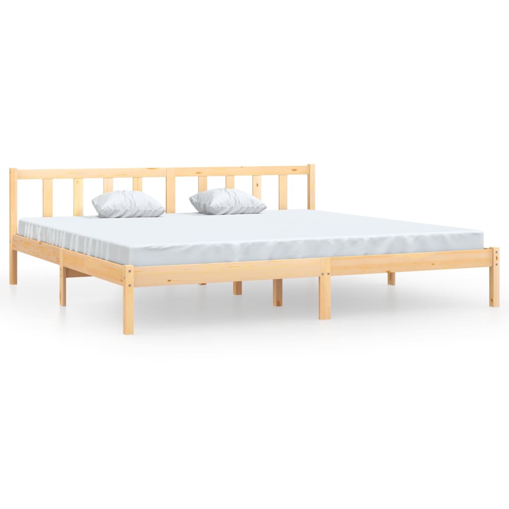 Bedframe massief grenenhout 135x190