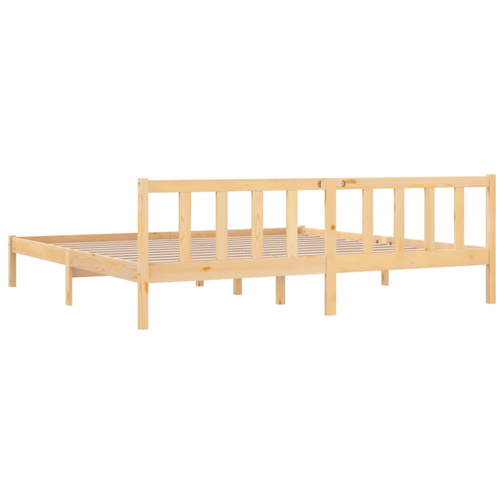 Bedframe massief grenenhout 75x190 cm