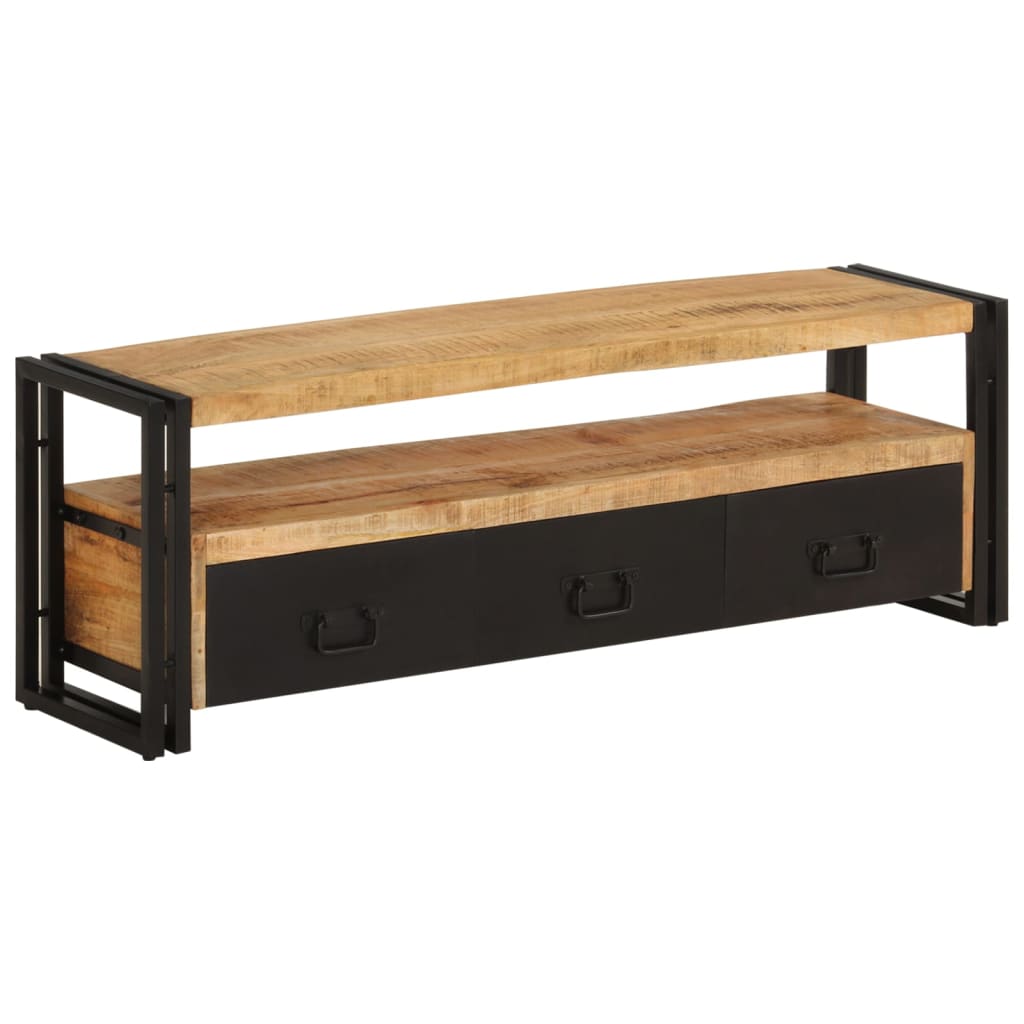 Tv-meubel 120x30x40 cm massief mangohout