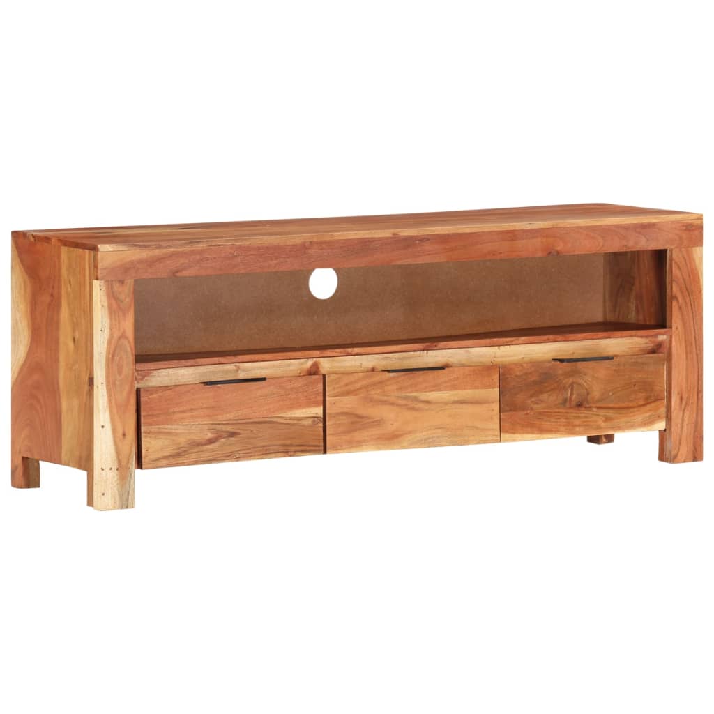 Tv-meubel 110x30x40 cm ruw mangohout