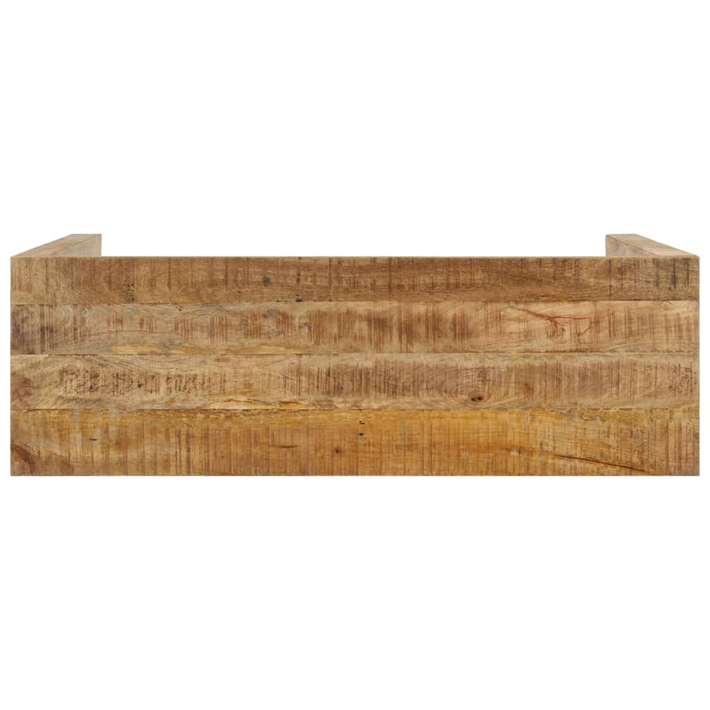 Wandtafel 110x35x76 cm ruw mangohout