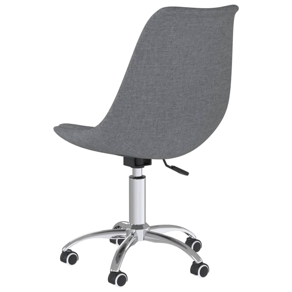 Chaise de bureau pivotante en tissu