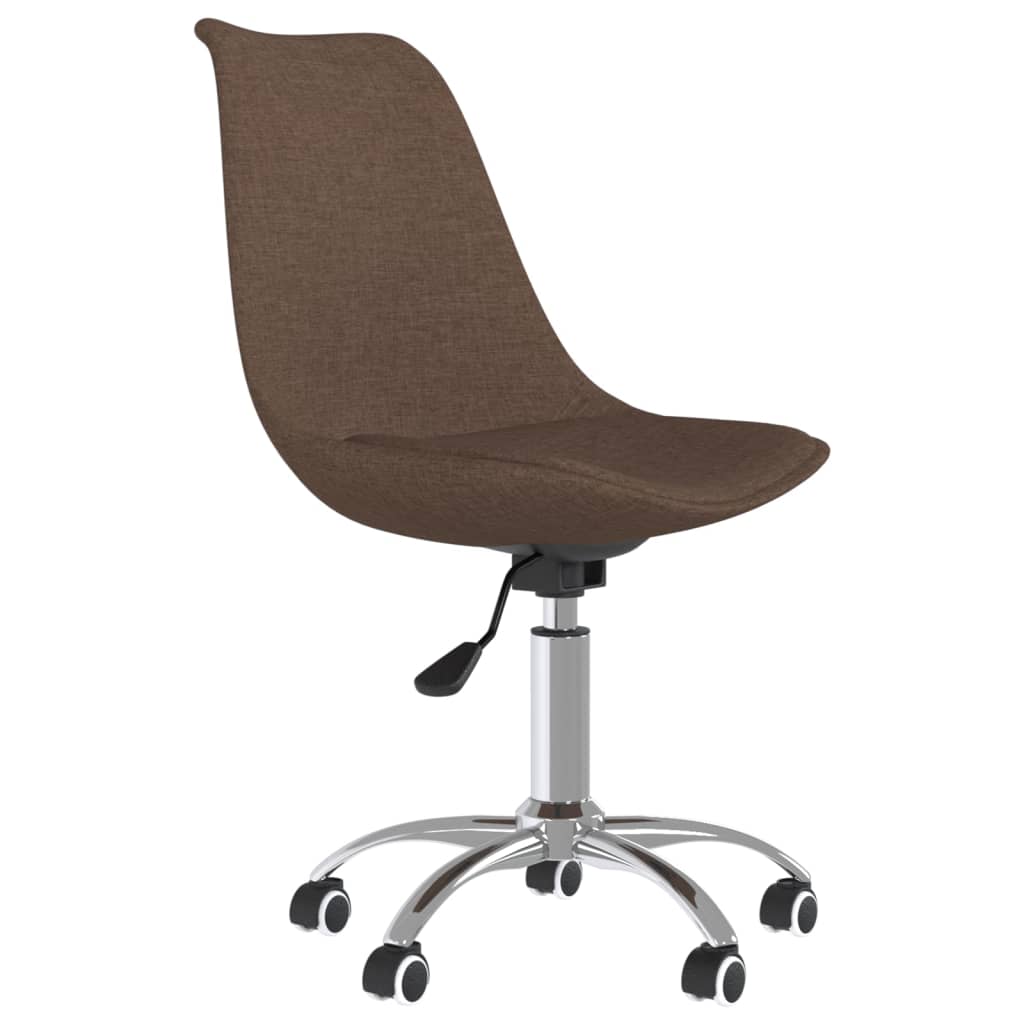 Chaise de bureau pivotante en tissu