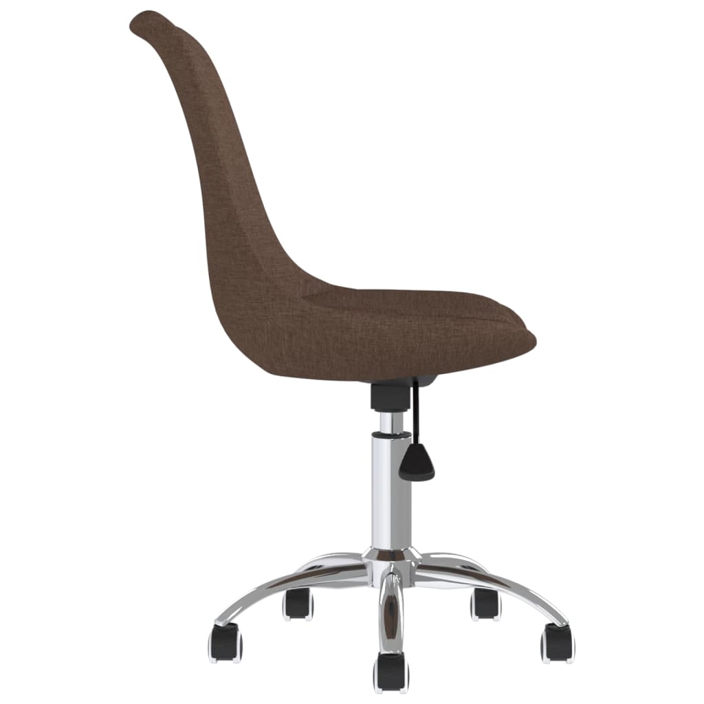 Chaise de bureau pivotante en tissu