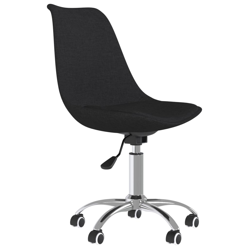 Chaise de bureau pivotante en tissu