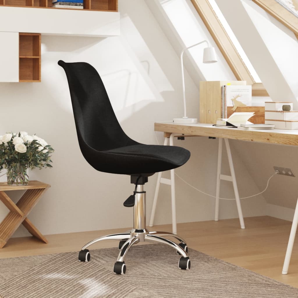 Chaise de bureau pivotante en tissu