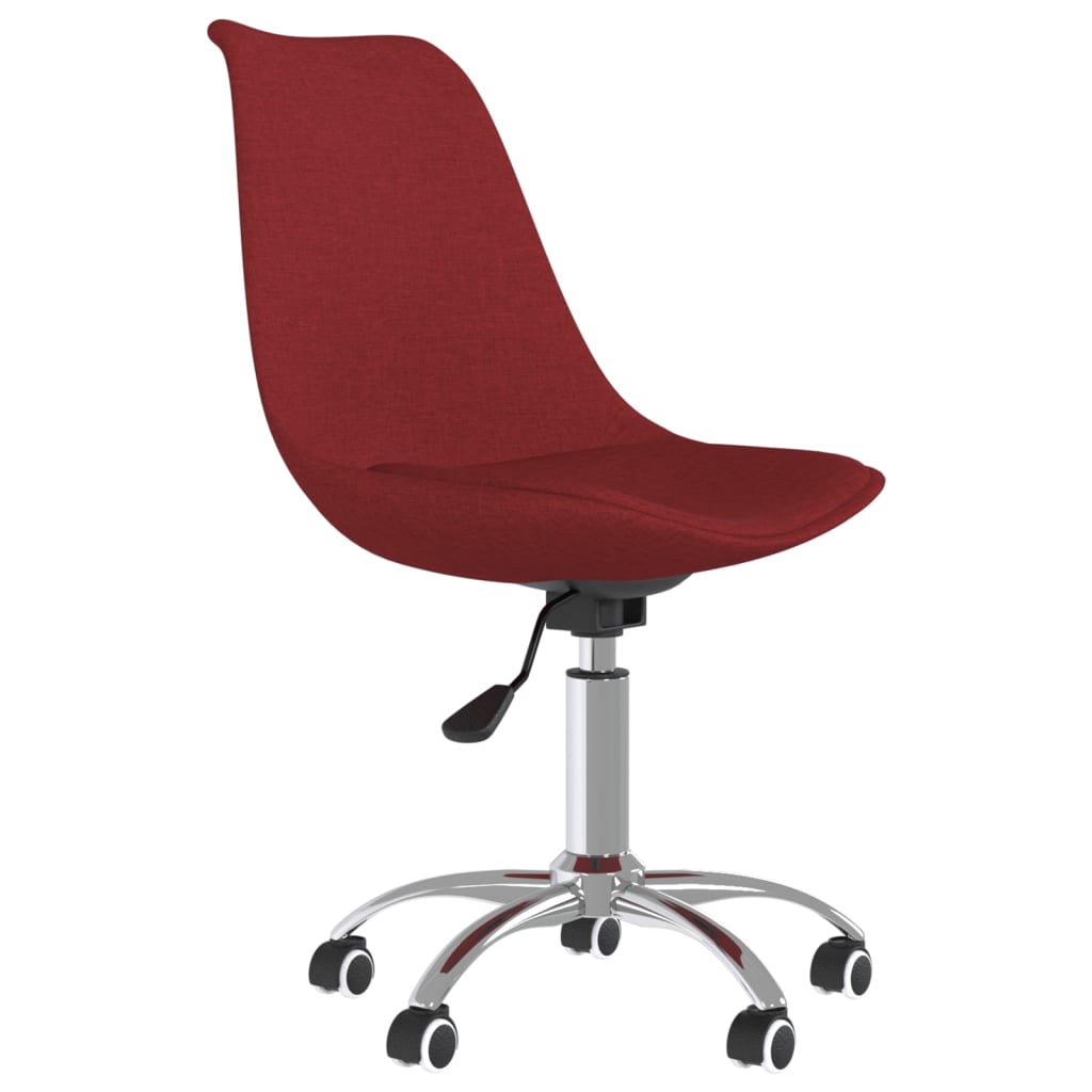 Chaise de bureau pivotante en tissu