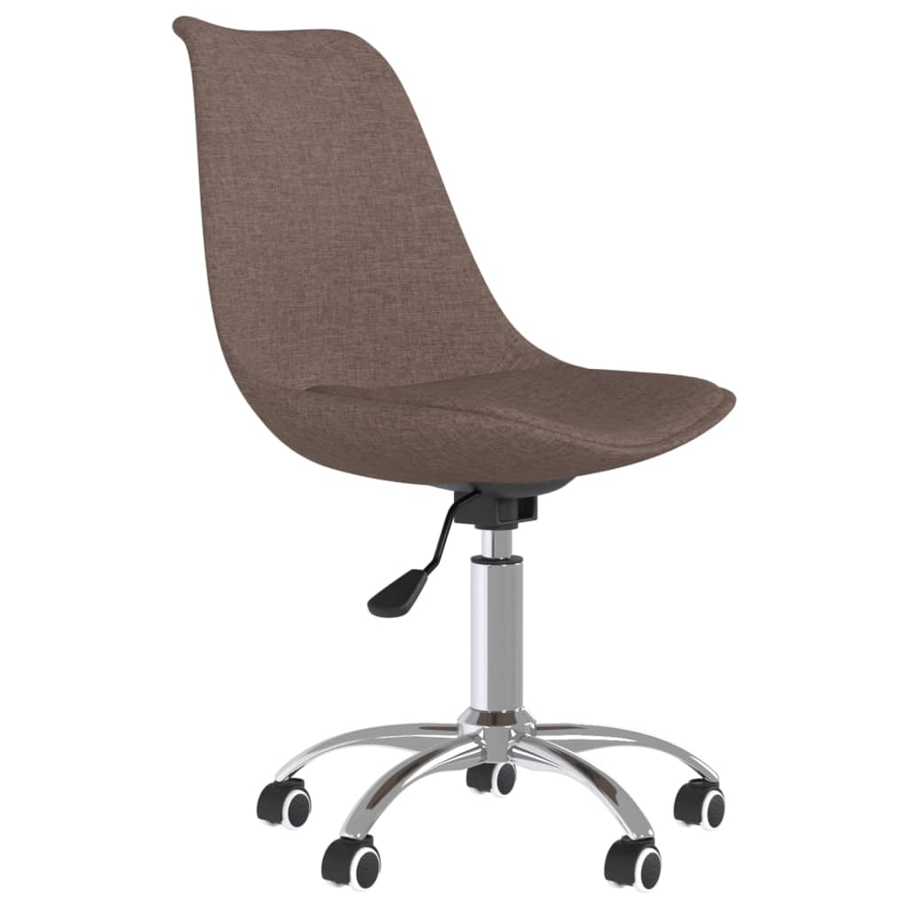 Chaise de bureau pivotante en tissu