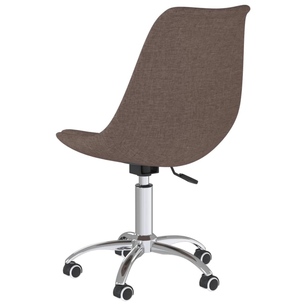 Chaise de bureau pivotante en tissu