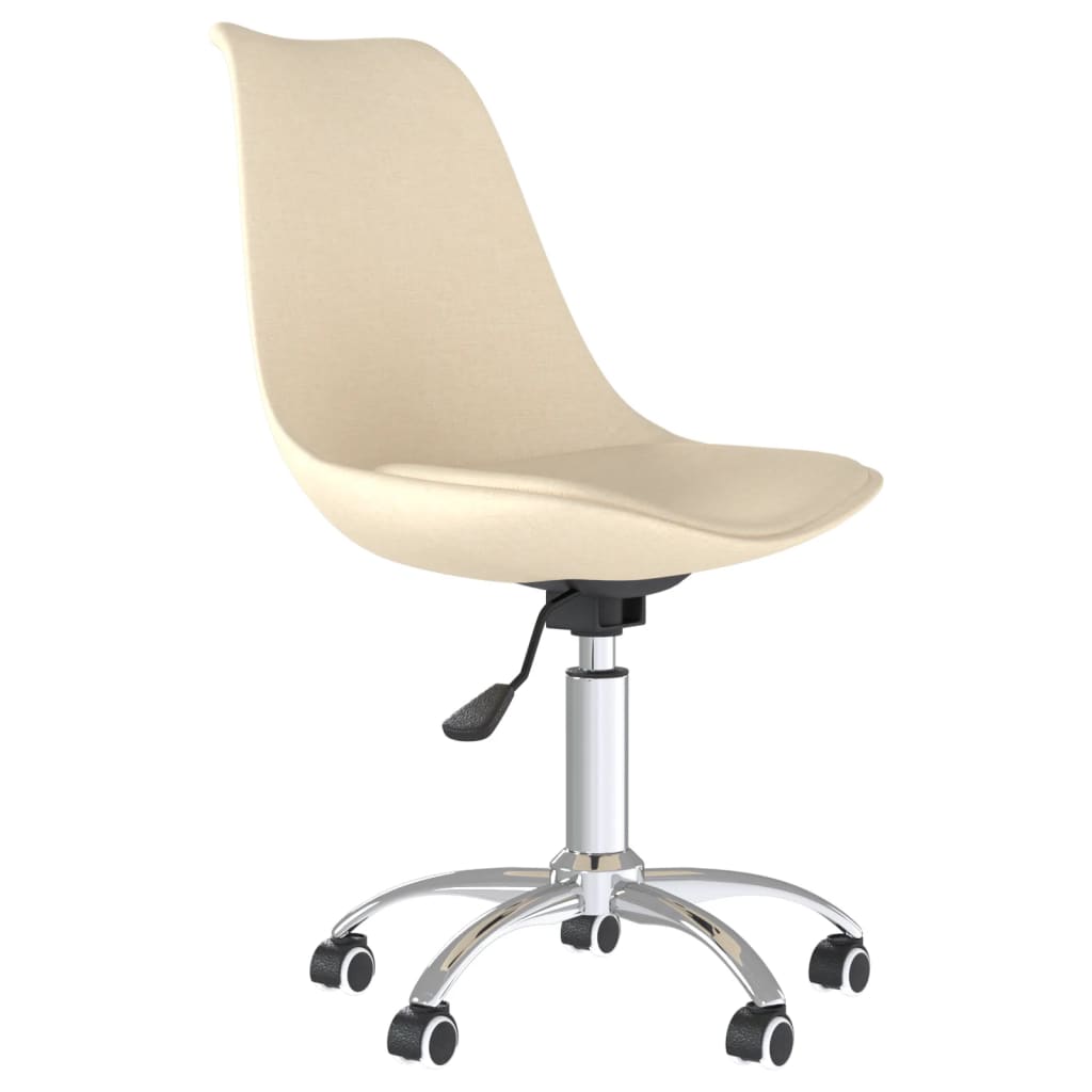 Chaise de bureau pivotante en tissu