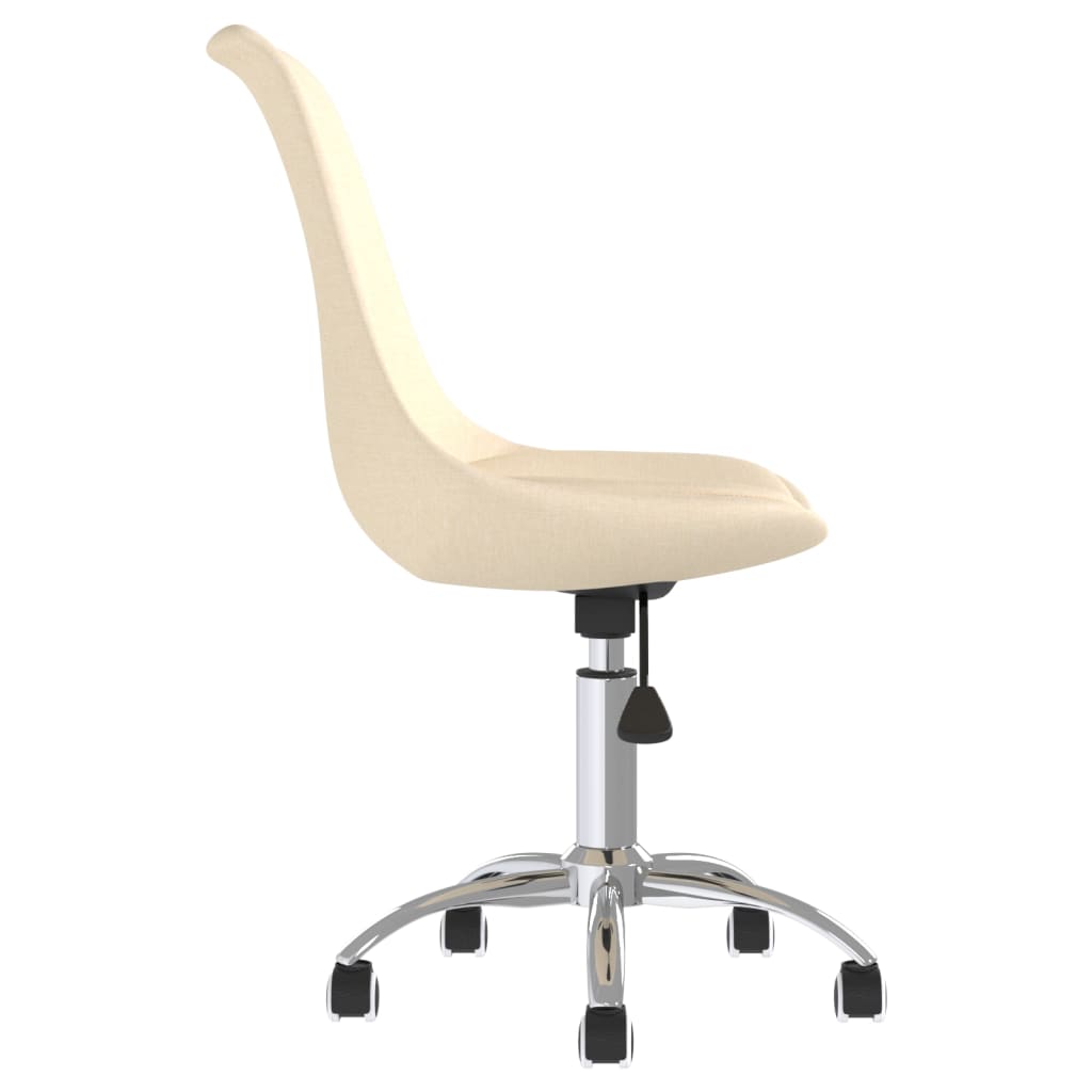 Chaise de bureau pivotante en tissu