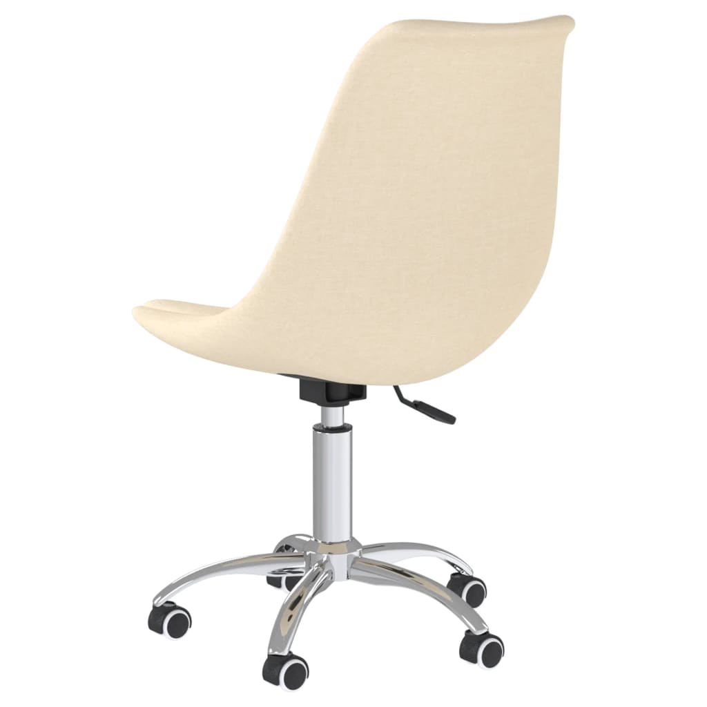 Chaise de bureau pivotante en tissu