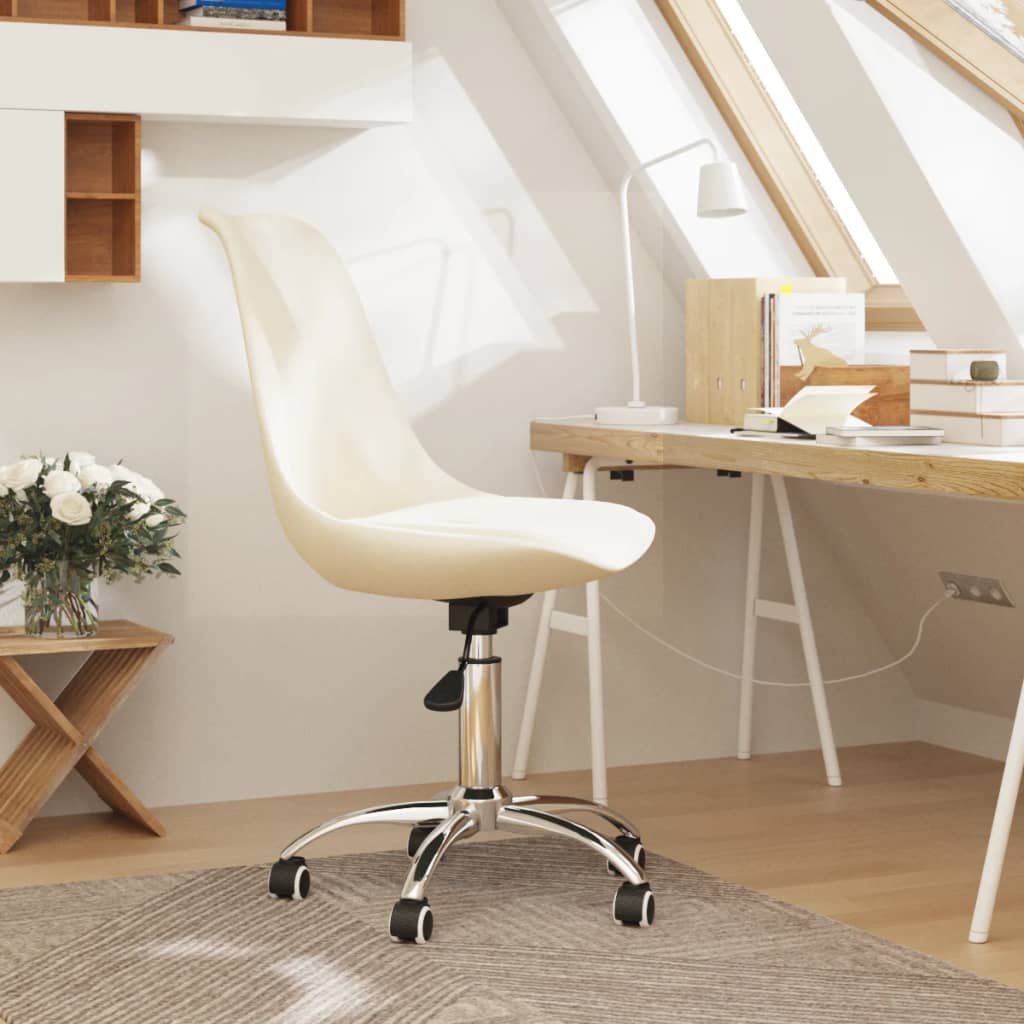 Chaise de bureau pivotante en tissu