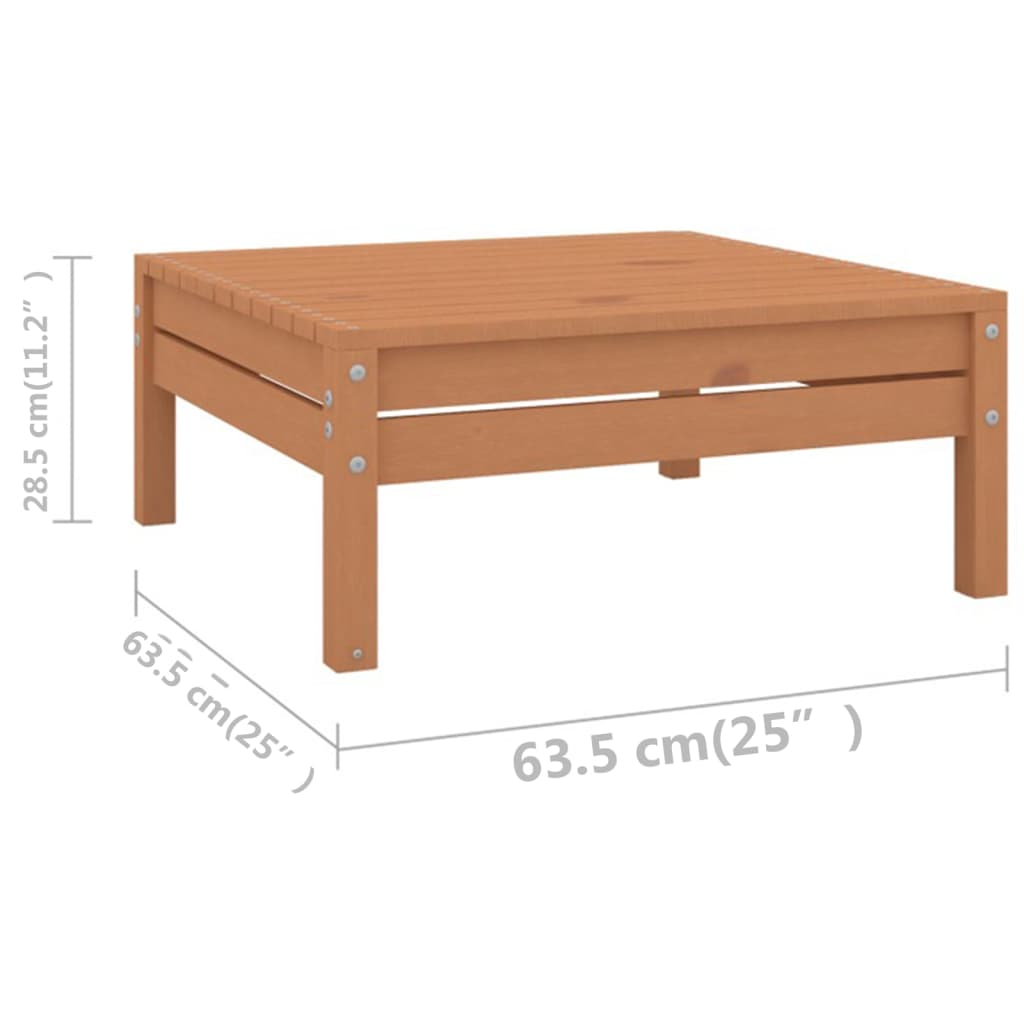 5-delige Loungeset massief grenenhout