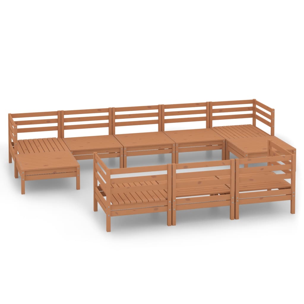 3083385  10-delige Tuin Lounge Set Stevig Hout Grenen