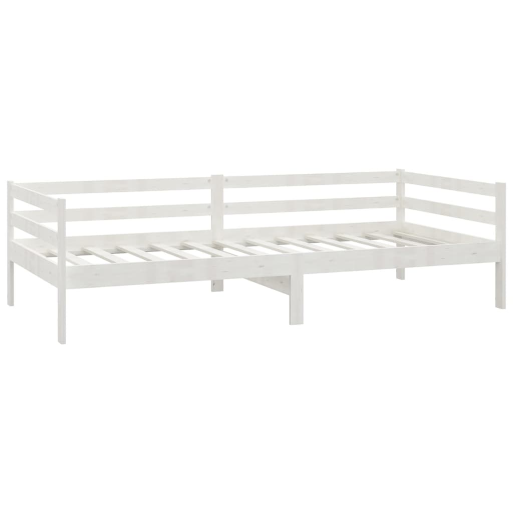 Canapé lit avec matelas en pin massif 90x200 cm