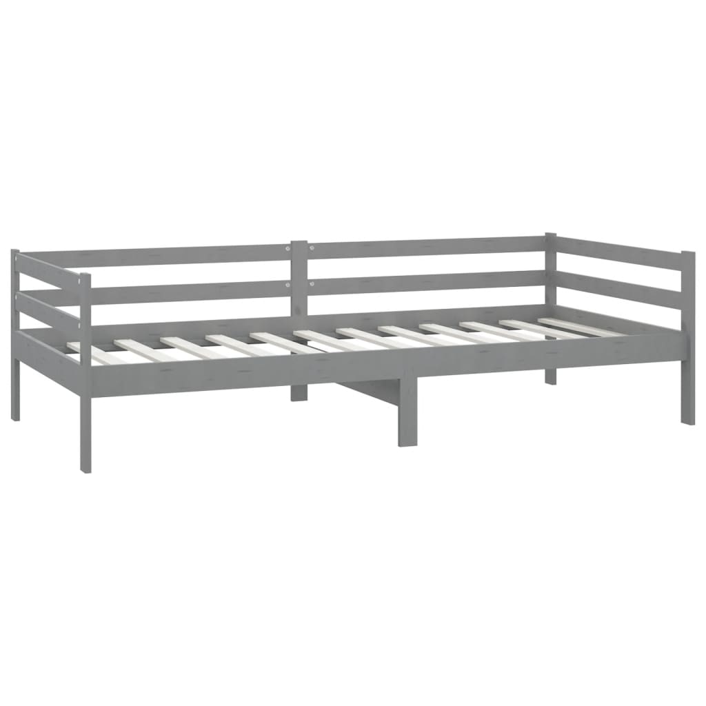 Canapé lit avec matelas en pin massif 90x200 cm