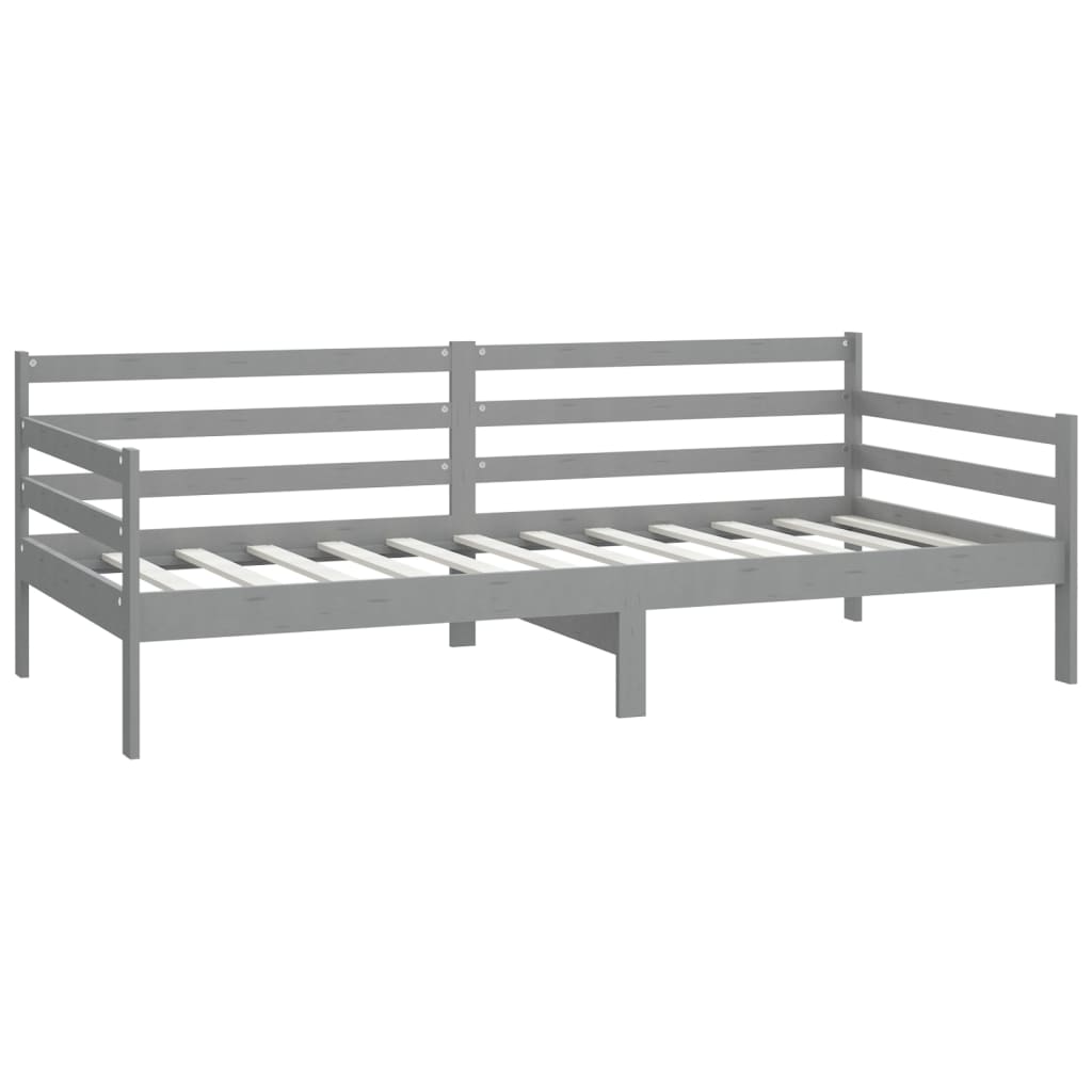 Canapé lit avec matelas en pin massif 90x200 cm