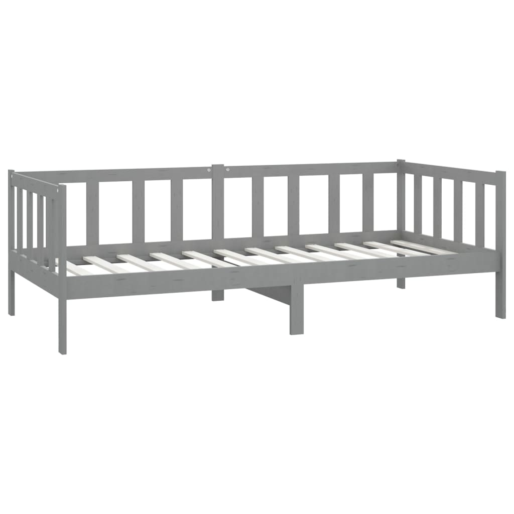 Canapé lit avec matelas en pin massif 90x200 cm