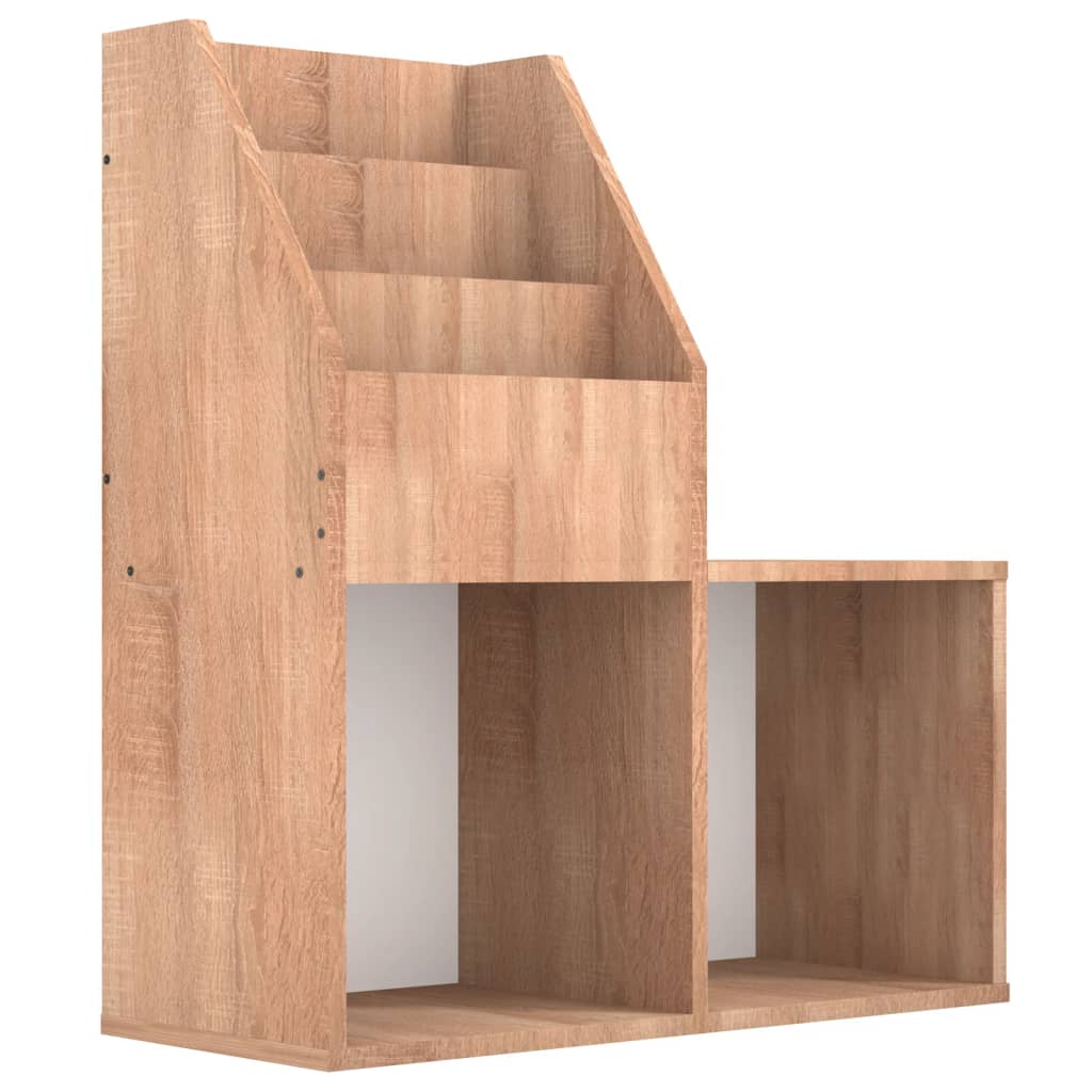 Porte-revues enfant 71x30x78,5 cm en bois travaillé