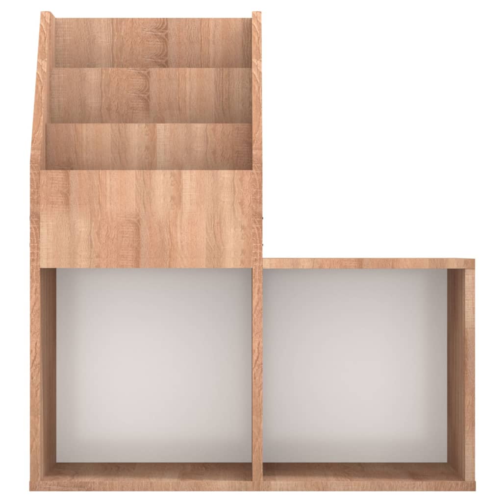 Kindertijdschriftenrek 71x30x78,5 cm bewerkt hout