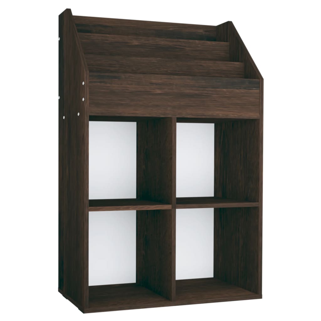 Porte-revues enfant 71x30x114 cm en bois travaillé