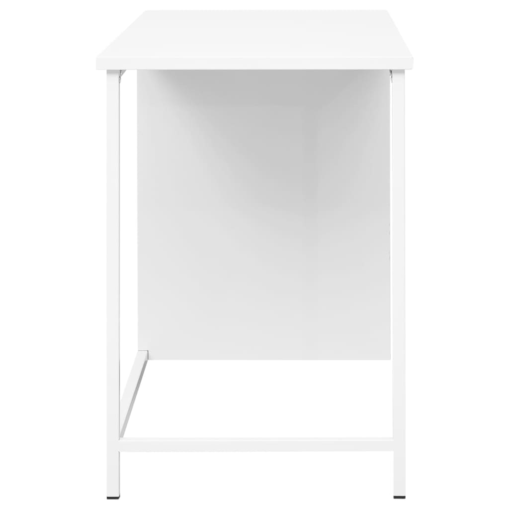 Bureau industrieel met lades 105x52x75 cm staal antracietkleur