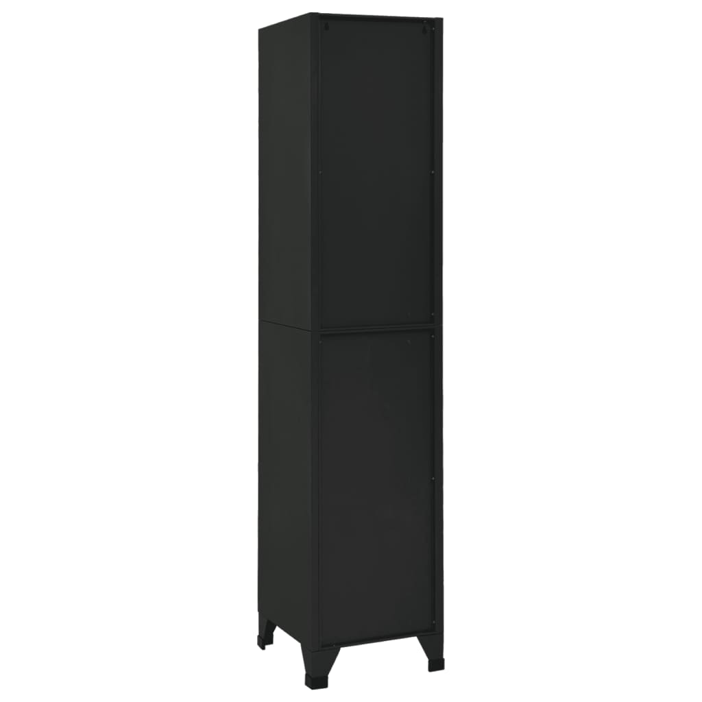 Armoire vestiaire 38x45x180 cm acier, anthracite