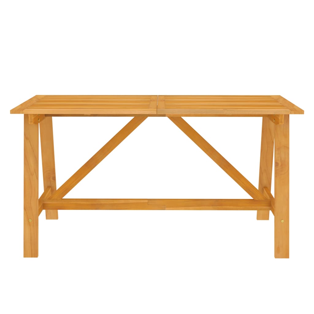 Ensemble de jardin 3 pièces en bois d'acacia massif