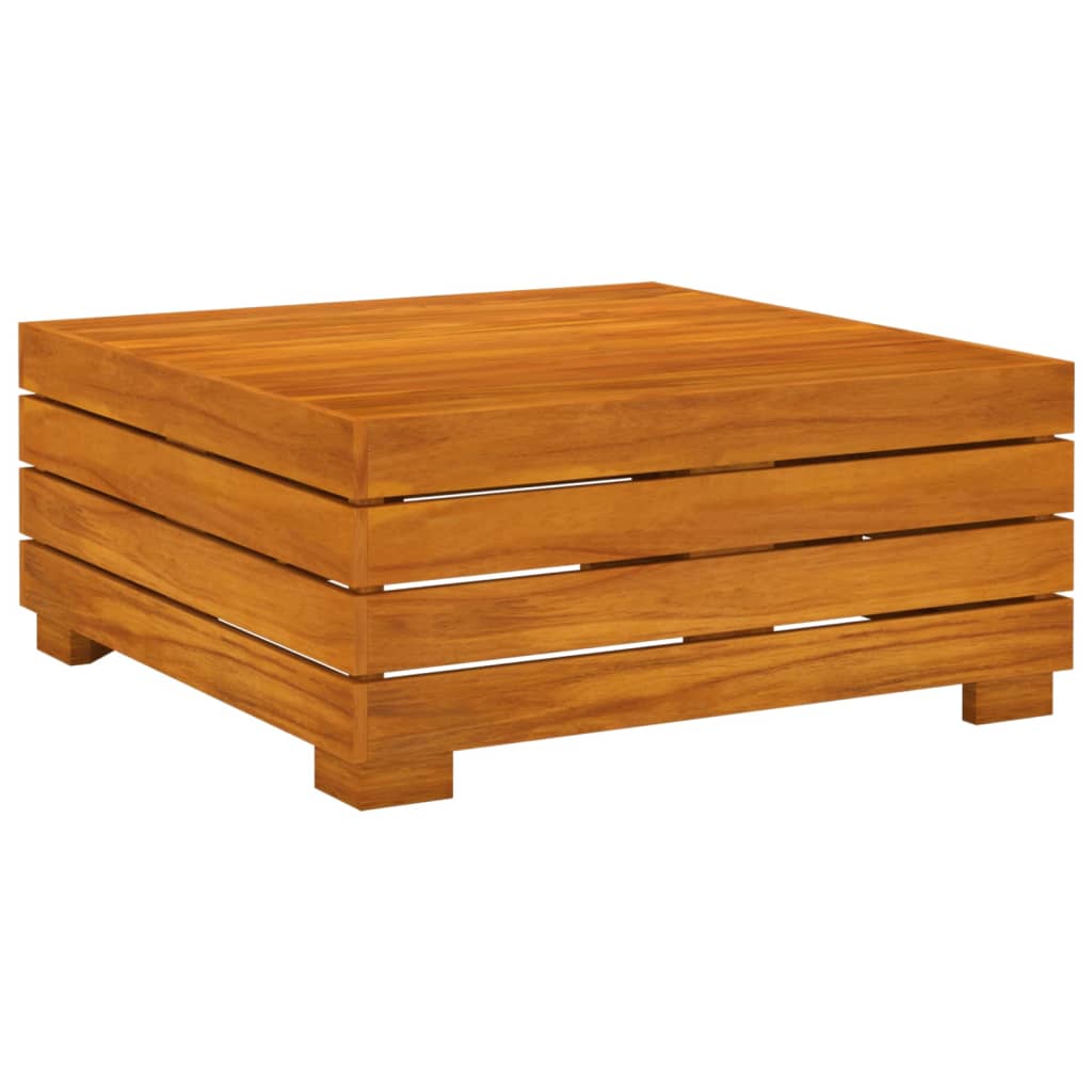 Banc de jardin 4 places avec coussins en bois d'acacia massif