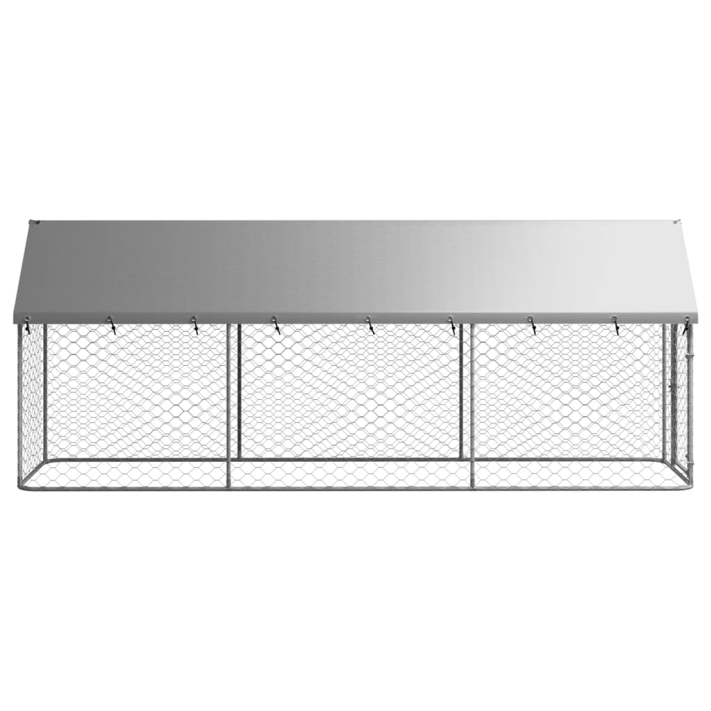 Hondenkennel voor buiten met dak 200x100x150 cm