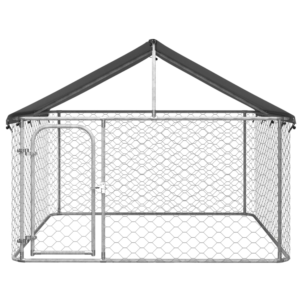 Hondenkennel voor buiten met dak 200x100x150 cm