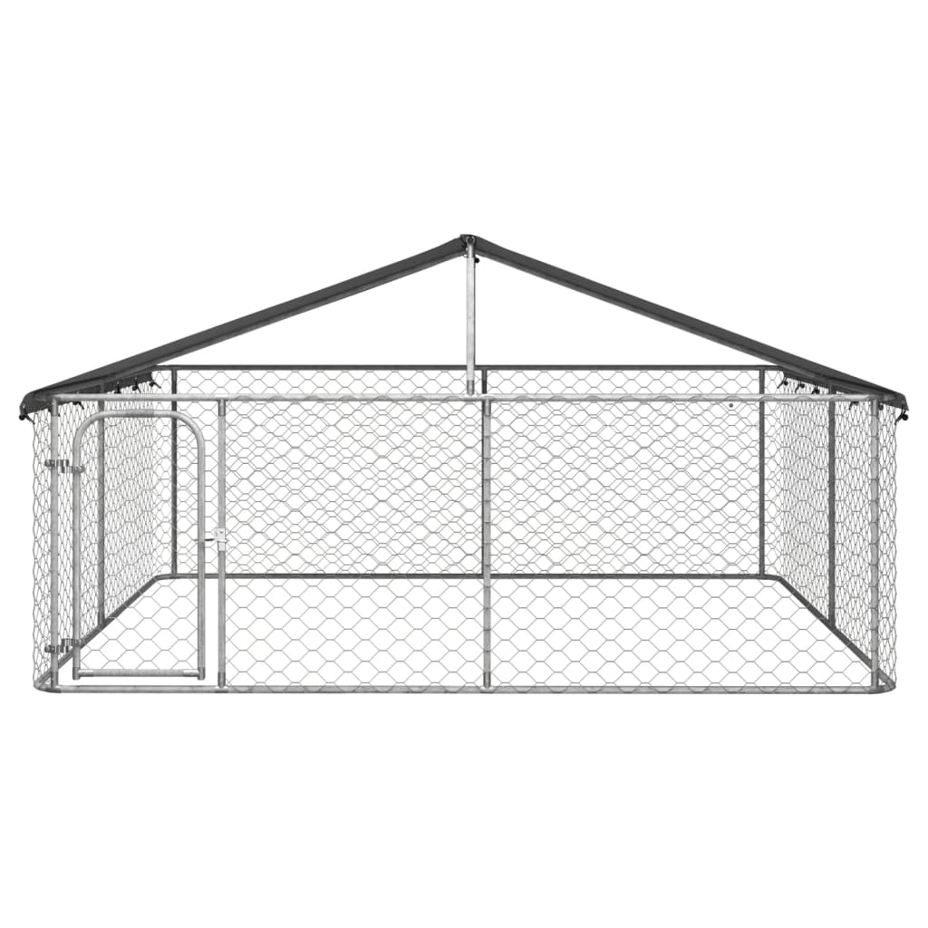 Hondenkennel voor buiten met dak 200x100x150 cm