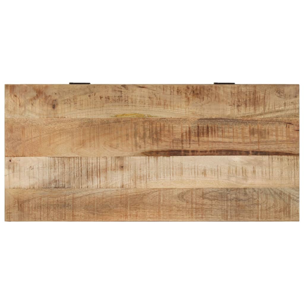 Schoenenopbergbank 85x40x45 cm massief mangohout