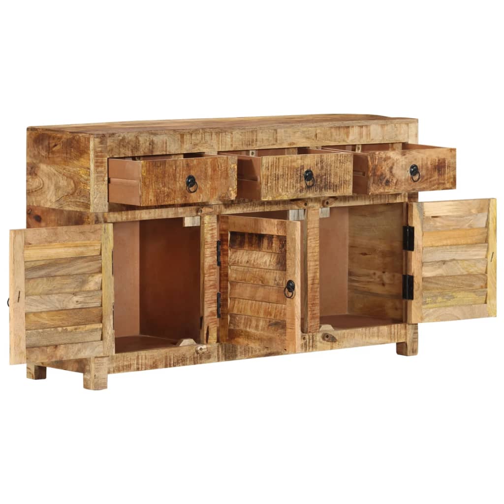 Buffet 70x30x68 cm en bois massif recyclé