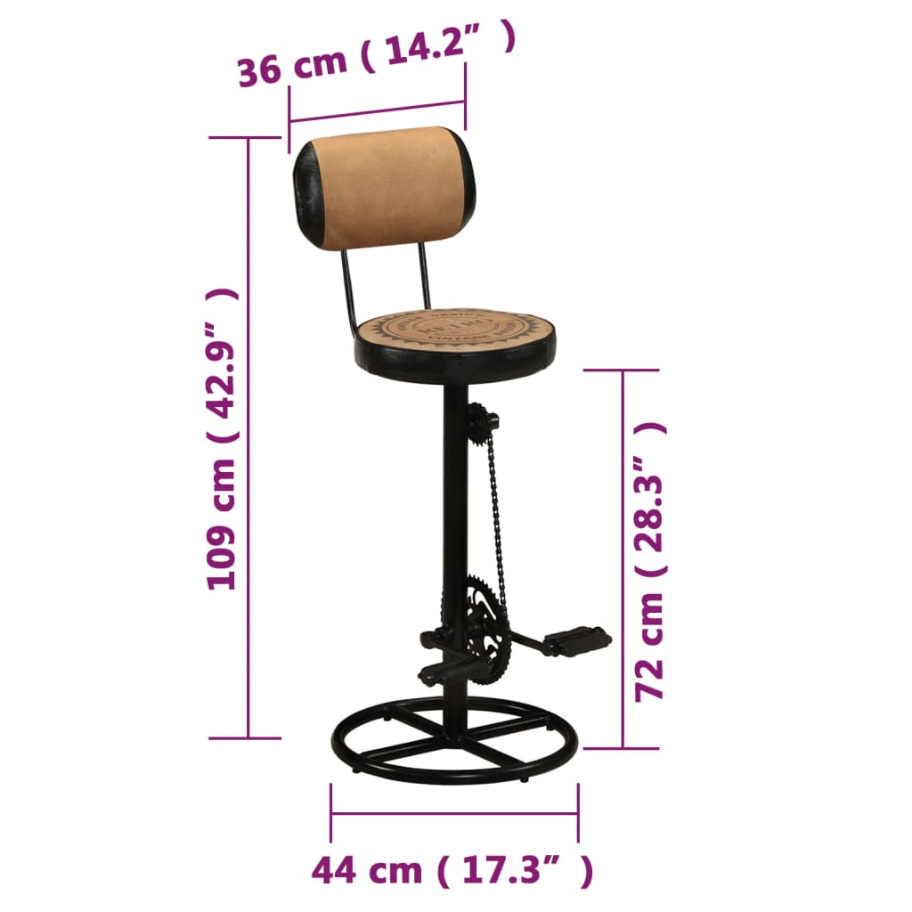 Tabourets de bar 2 pcs en bois de manguier massif