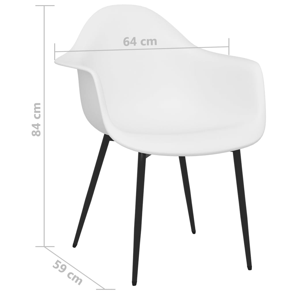 Eetkamerstoelen 2 st PP