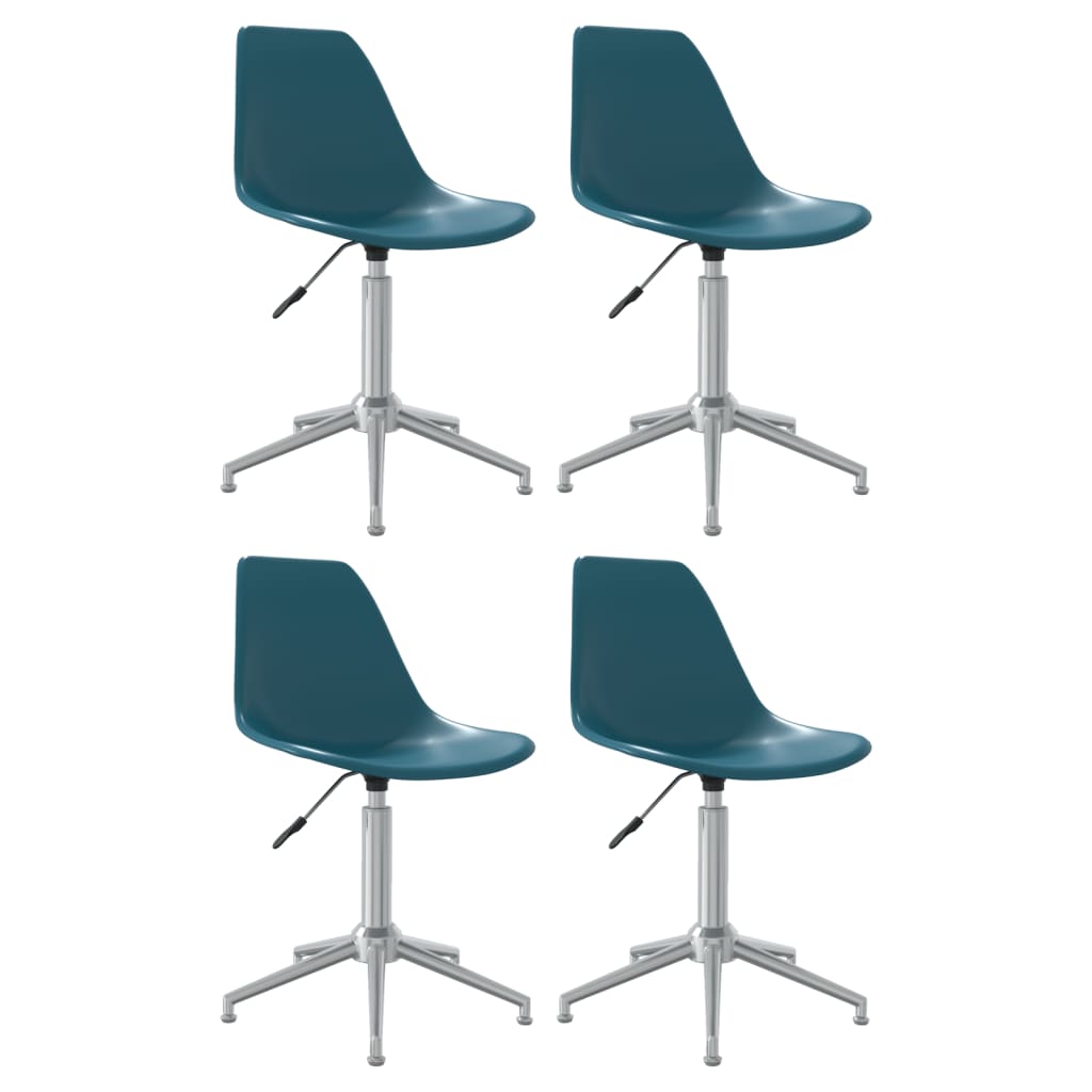 Chaises de salle à manger pivotantes 2 pcs en polypropylène