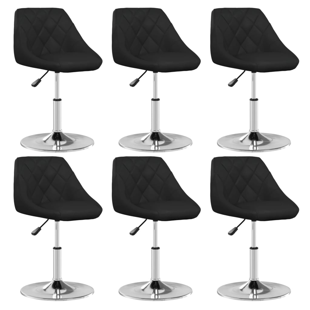 Chaises de salle à manger 4 pcs en cuir artificiel